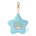 Japan Sanrio Mirror Keychain - Little Twin Stars : Kiki Quilted Star-Shaped - 1