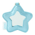 Japan Sanrio Mirror Keychain - Little Twin Stars : Kiki Quilted Star-Shaped - 3