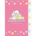 Japan San-X 5 Pockets A4 Index File Holder - Sumikko Gurashi : Gummy Gummy Party Pink - 1
