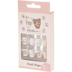 Japan San-X Nail Tips - Chairoikoguma & Korilakkuma : Makeup Rilakkuma