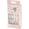 Japan San-X Nail Tips - Chairoikoguma & Korilakkuma : Makeup Rilakkuma - 1