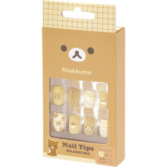 Japan San-X Nail Tips - Rilakkuma : Brown