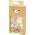 Japan San-X Nail Tips - Rilakkuma : Brown - 1