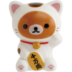 Japan San-X Squishy Mascot Figure - Rilakkuma : Lucky Cat