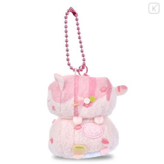 Japan Disney Store Tsum Tsum Plush Keychain - Baymax : Cherry Blossom - 3