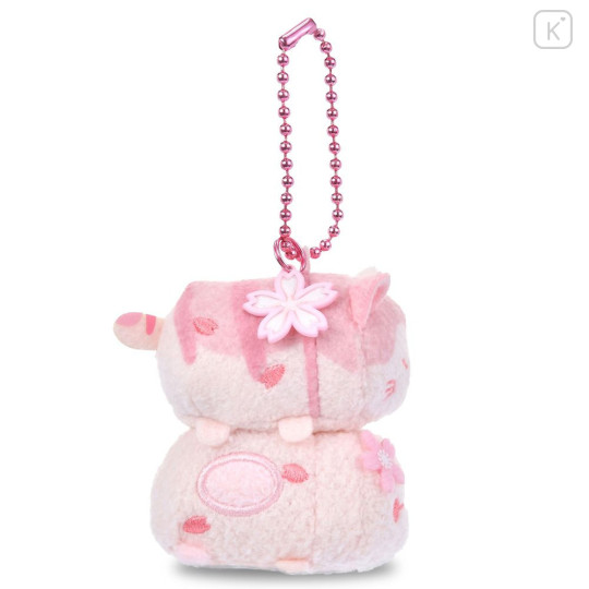 Japan Disney Store Tsum Tsum Plush Keychain - Baymax : Cherry Blossom - 4