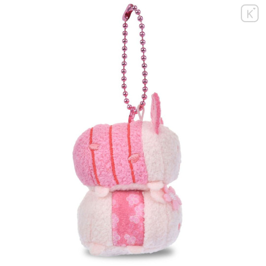 Japan Disney Store Tsum Tsum Plush Keychain - Piglet & Pooh : Cherry Blossom - 4