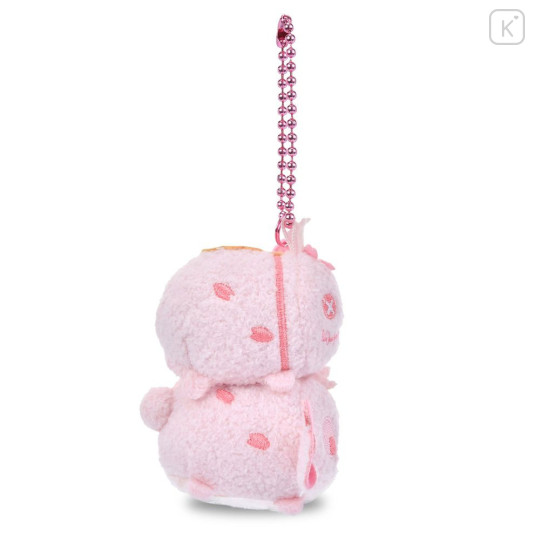 Japan Disney Store Tsum Tsum Plush Keychain - Scrump & Stitch : Cherry Blossom - 4