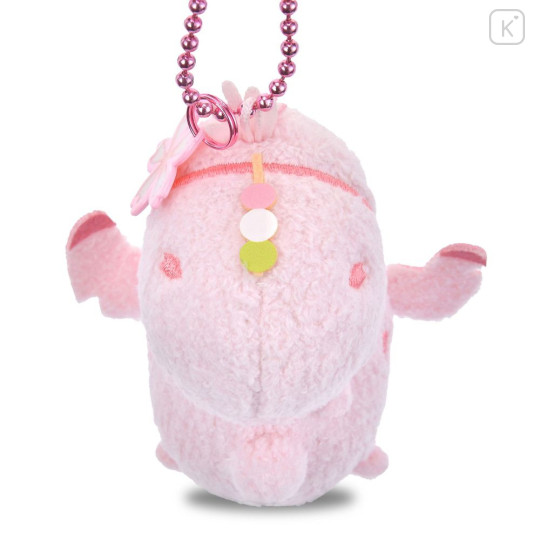 Japan Disney Store Tsum Tsum Plush Keychain - Scrump & Stitch : Cherry Blossom - 6