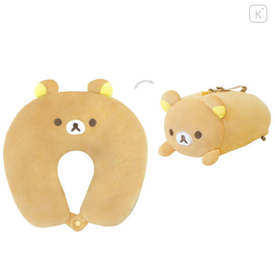Japan San-X 2-way Neck Pillow - Rilakkuma - 1