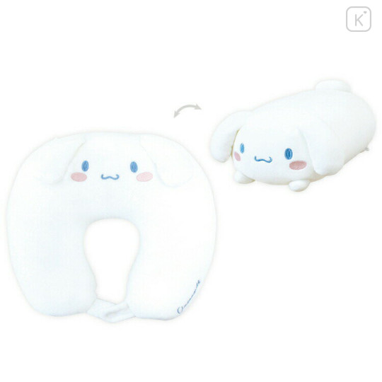 Japan Sanrio 2-way Neck Pillow - Cinnamoroll - 1