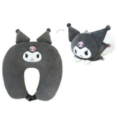 Japan Sanrio 2-way Neck Pillow - Kuromi