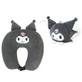 Japan Sanrio 2-way Neck Pillow - Kuromi - 1