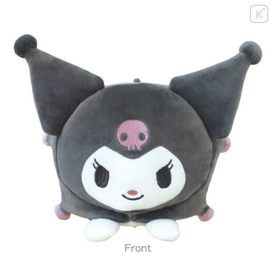 Japan Sanrio 2-way Neck Pillow - Kuromi - 2