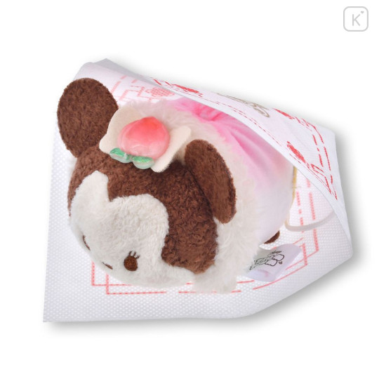 Japan Disney Store Tsum Tsum Mini Plush (S) - Minnie : Steamed Bun Peach - 3