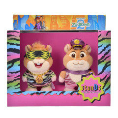 Japan Disney Store StanDs Plush Toy - Zootopia 2 : Lemming Businessman Self-Standing