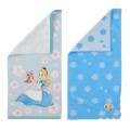 Japan Disney Store Face Towel Set - Alice in Wonderland : Sakura Blue - 2