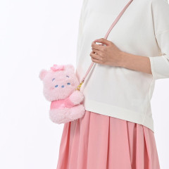Japan Disney Store Fluffy Pochette Shoulder Crossbody Bag - Pooh : Sakura Collection 2026