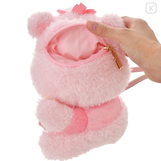 Japan Disney Store Fluffy Pochette Shoulder Crossbody Bag - Pooh : Sakura Collection 2026 - 8