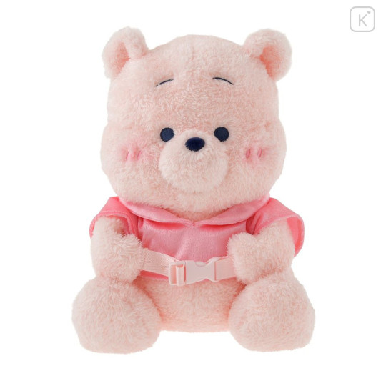Japan Disney Store Travel Fluffy Neck Pillow Cushion - Piglet & Pooh : Sakura Collection 2026 Plush Style - 1