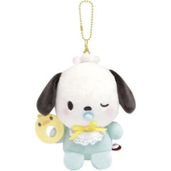 Japan Sanrio Plush Keychain - Pochacco : Baby