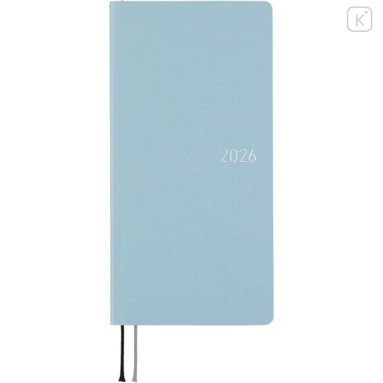 Japan Hobonichi Techo Weeks Softcover Horizontal Japanese - Paper Series Sky / 2026 Jan / Mon Start - 1