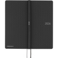 Japan Hobonichi Techo Weeks Softcover Horizontal Japanese - Paper Series Black Gingham / 2026 Jan / Mon Start - 2
