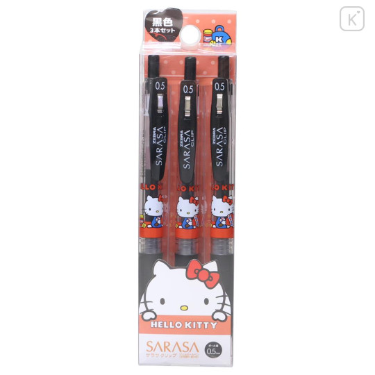 Japan Sanrio Sarasa Clip Gel Pen Set - Hello Kitty : Tennis - 1