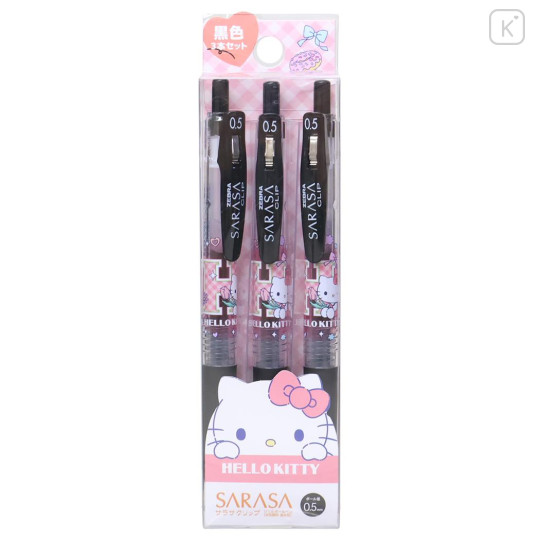 Japan Sanrio Sarasa Clip Gel Pen Set - Hello Kitty : Tulip - 1