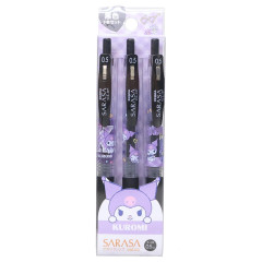 Japan Sanrio Sarasa Clip Gel Pen Set - Kuromi : Life