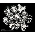 Japan Sanrio Line Art Transparent Sticker - Pompompurin - 4