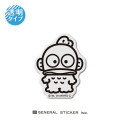 Japan Sanrio Line Art Transparent Sticker - Hangyodon - 1