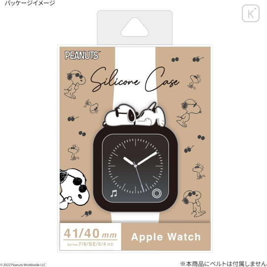 Japan Peanuts Apple Watch 41/40mm Silicone Case - Snoopy : Joe Cool - 8