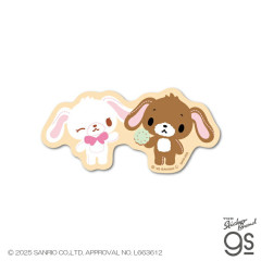 Japan Sanrio Die-cut Mini Sticker - Sugarbunnies : Cookie
