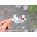 Japan Sanrio Die-cut Mini Sticker - Sugarbunnies : Cookie - 2