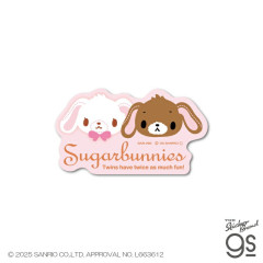 Japan Sanrio Die-cut Mini Sticker - Sugarbunnies : Face