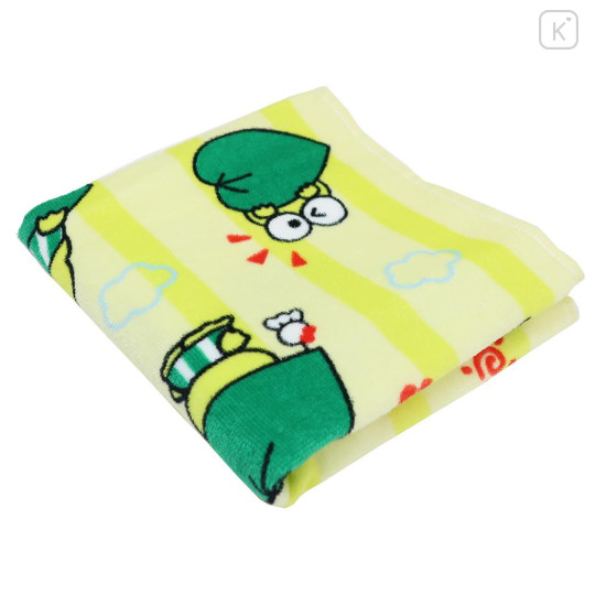 Japan Sanrio Jacquard Face Towel - Keroppi : Hide and Seek - 3