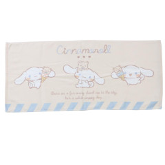 Japan Sanrio Jacquard Face Towel - Cinnamoroll : Ice Cream