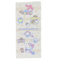 Japan Sanrio Jacquard Face Towel - Characters Retro Music - 1
