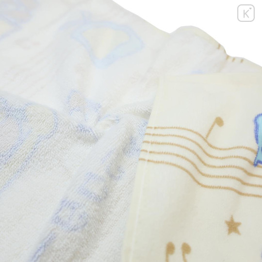 Japan Sanrio Jacquard Face Towel - Characters Retro Music - 2