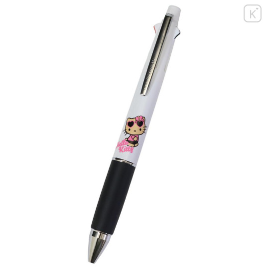 Japan Sanrio Jetstream 4&1 Multi Ballpoint Pen + Mechanical Pencil - Hello Kitty : Tan - 3