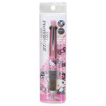 Japan Sanrio Jetstream 4&1 Multi Ballpoint Pen + Mechanical Pencil - Hello Kitty : Leopard Pink - 1