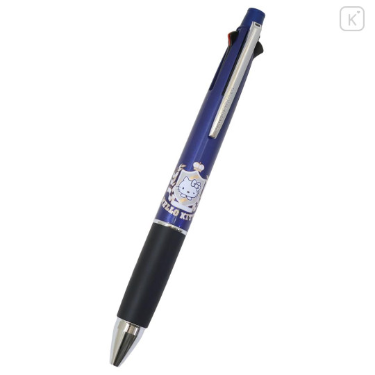 Japan Sanrio Jetstream 4&1 Multi Ballpoint Pen + Mechanical Pencil - Hello Kitty : Wink Navy - 3