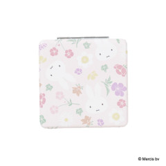 Japan Miffy 2-sided Compact Mirror - Miffy : Floral Face B