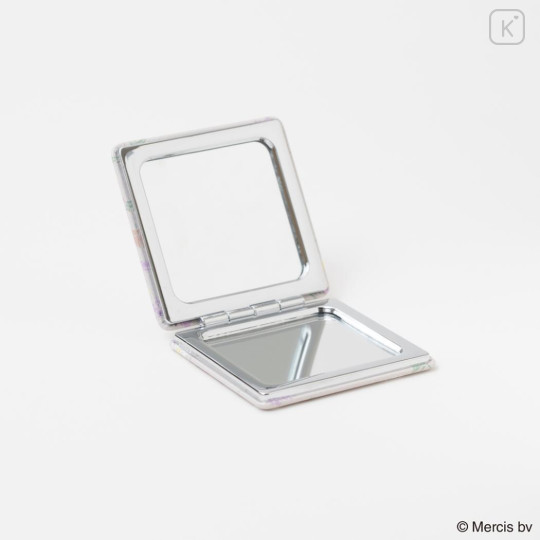 Japan Miffy 2-sided Compact Mirror - Miffy : Floral Face B - 2