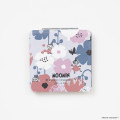 Japan Moomin 2-sided Compact Mirror - Little My : Flora Kukkia Blue - 2