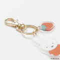 Japan Miffy Acrylic Keychain 2 Charm - Miffy : Red & Pink Strawberry - 3