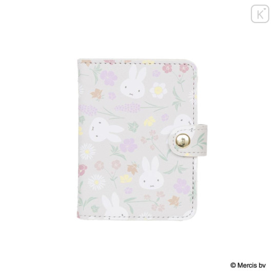 Japan Miffy Card Case - Miffy : Floral Face A - 1