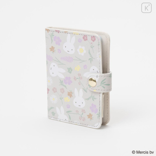 Japan Miffy Card Case - Miffy : Floral Face A - 3