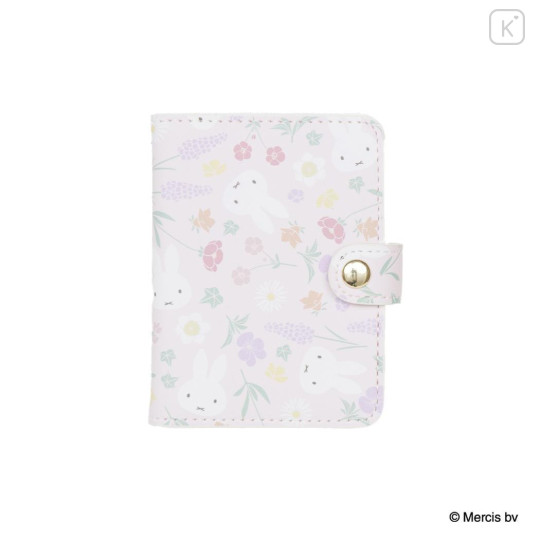 Japan Miffy Card Case - Miffy : Floral Face B - 1